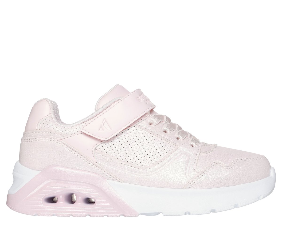 Skechers niña UNO Lite 2.0 - Chic Shimmer en Rosa Claro, talla 28