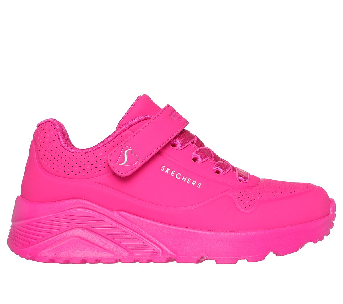 Skechers niña Uno Lite en Rosa Caliente, talla 36.5
