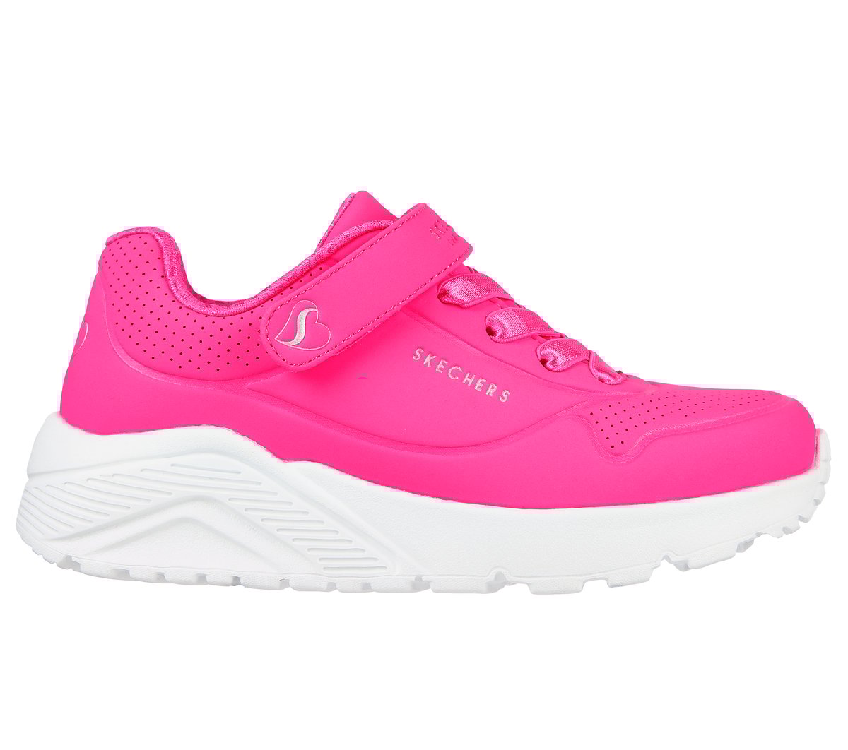 Skechers niña Uno Lite en Rosa Caliente, talla 32