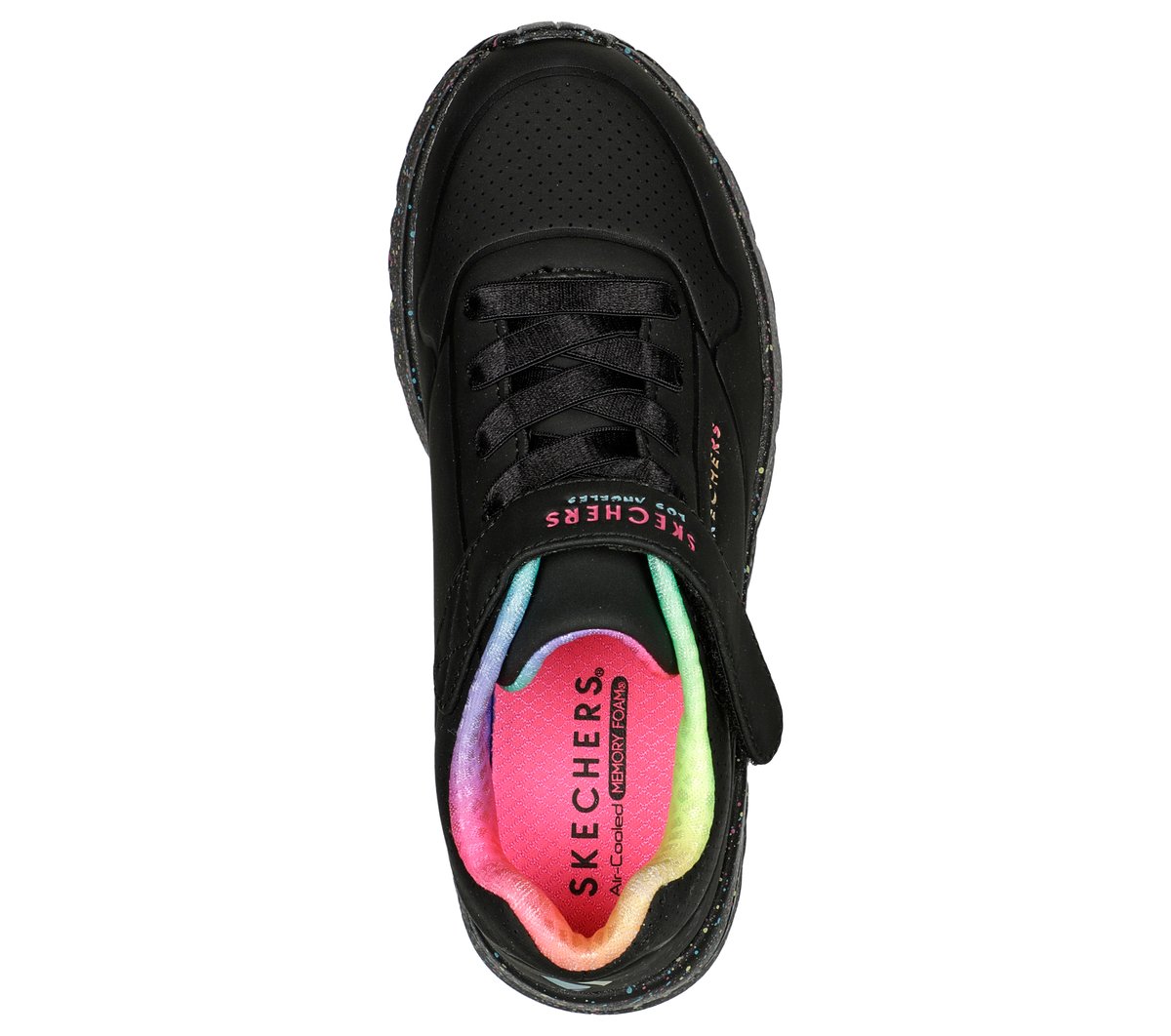 UNO Lite - Rainbow Specks — BLACK / MULTI