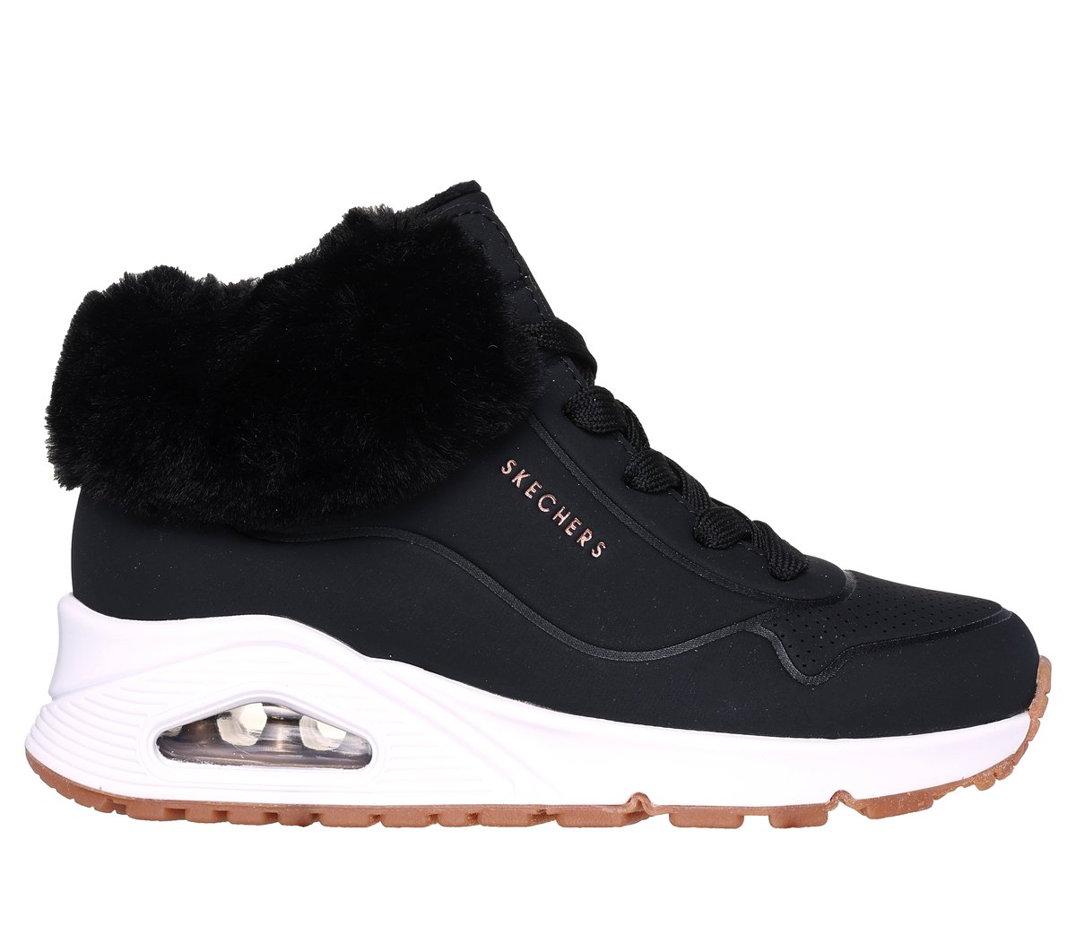 Skechers niña UNO - Fall Air en Negro, talla 27