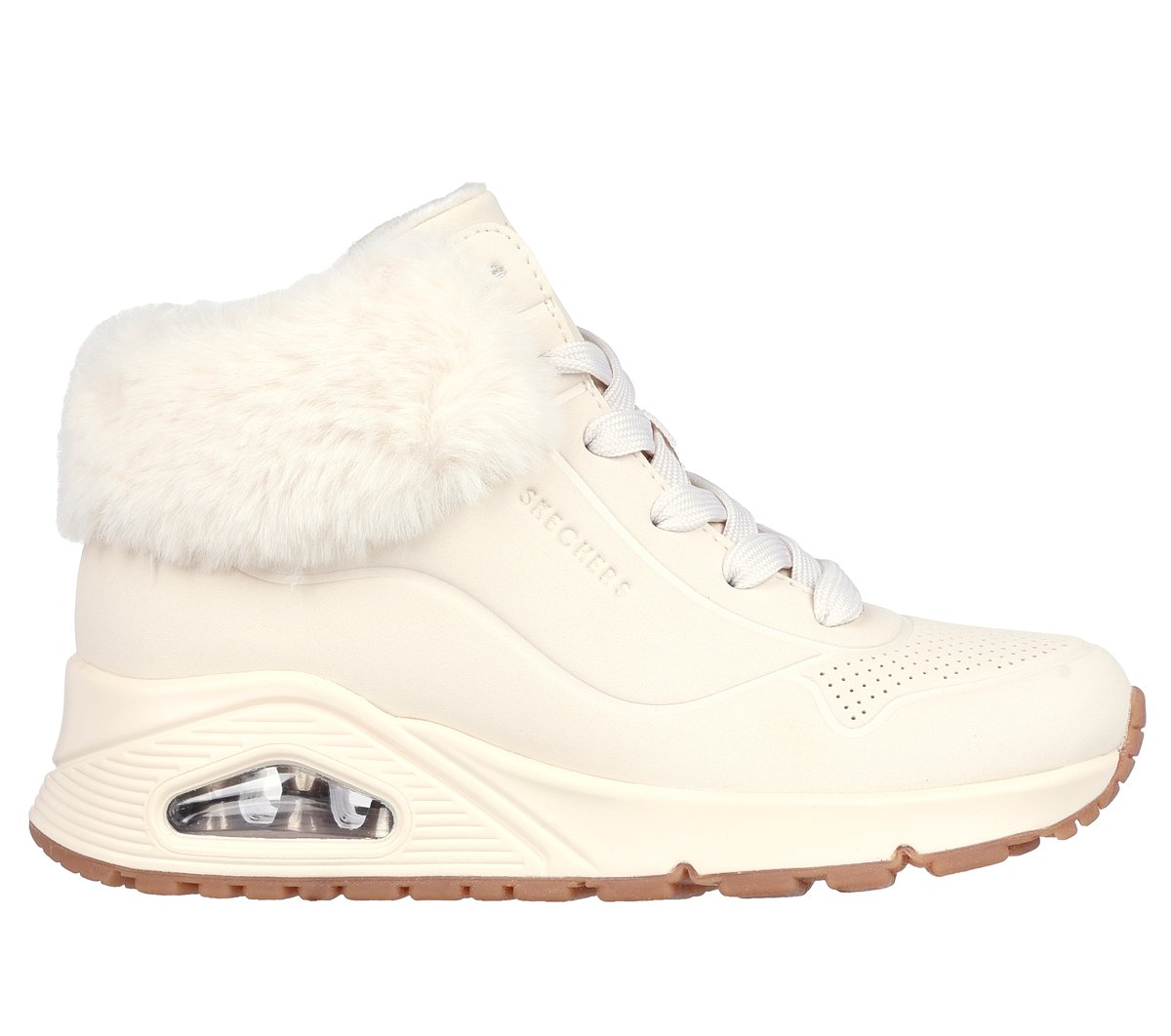 Skechers niña UNO - Fall Air en Natural, talla 27.5