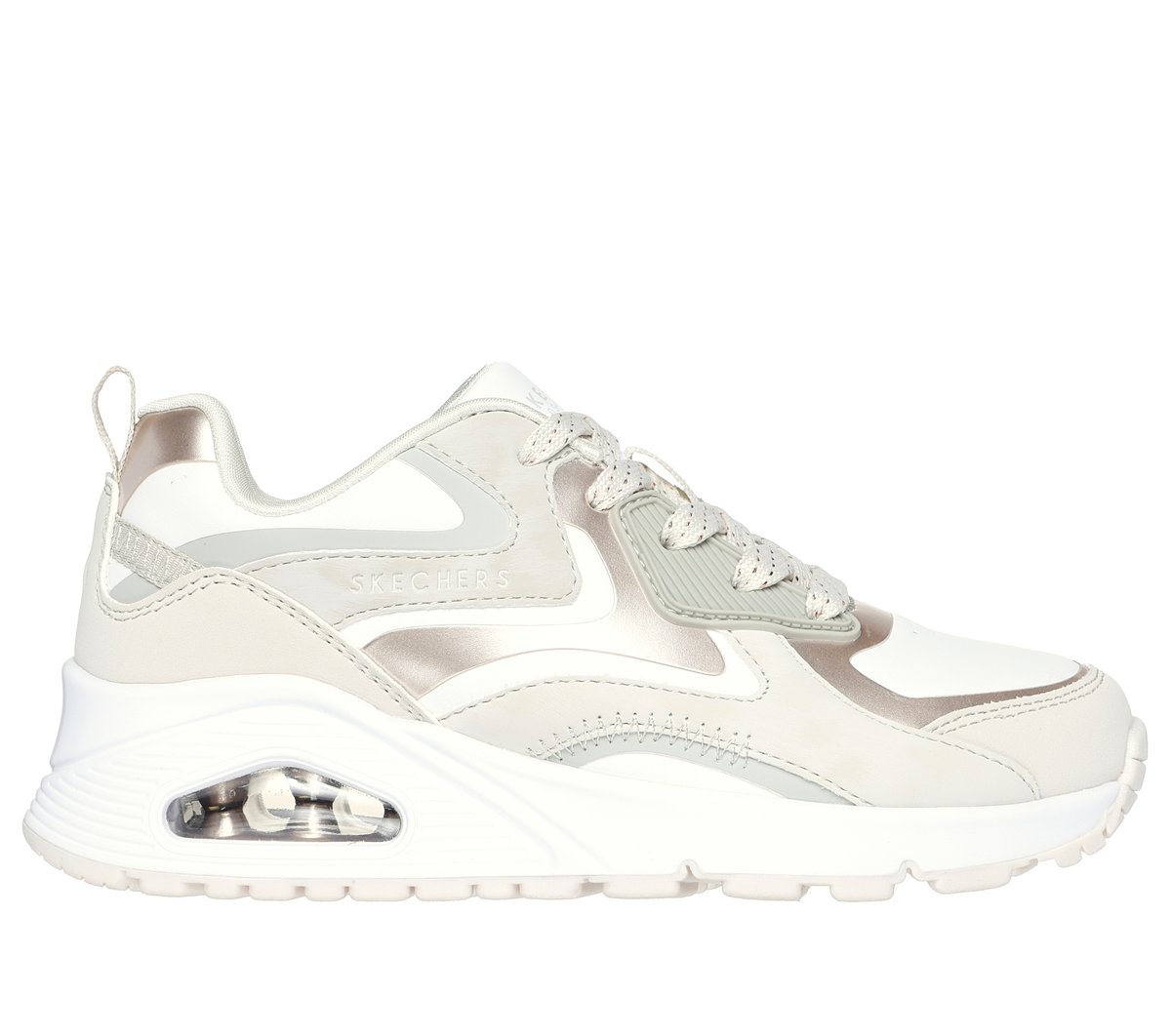 Skechers niña UNO Gen1 - Color Surge en Natural, talla 27.5