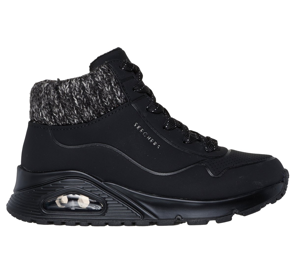 Skechers niña UNO Gen1 - Darling Daze en Negro, talla 37
