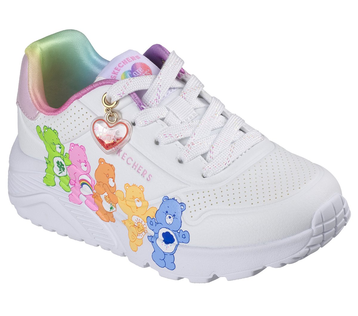 Baskets basses enfant Skechers Uno Lite Care Bears BFFs - vue 6