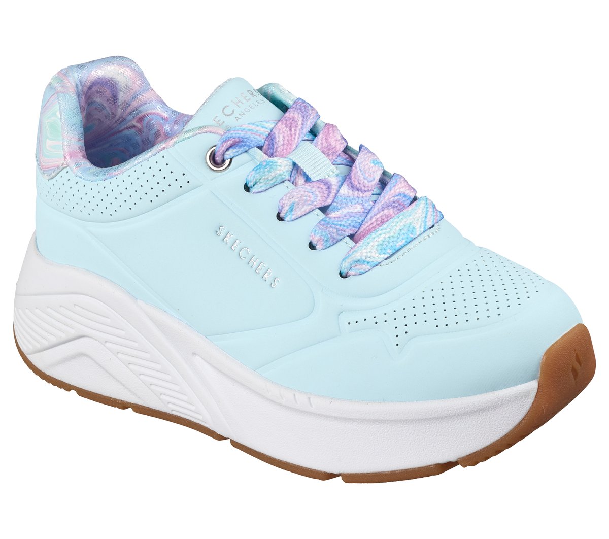 UNO Lite HI - Swirly Edge — LIGHT BLUE / MULTI