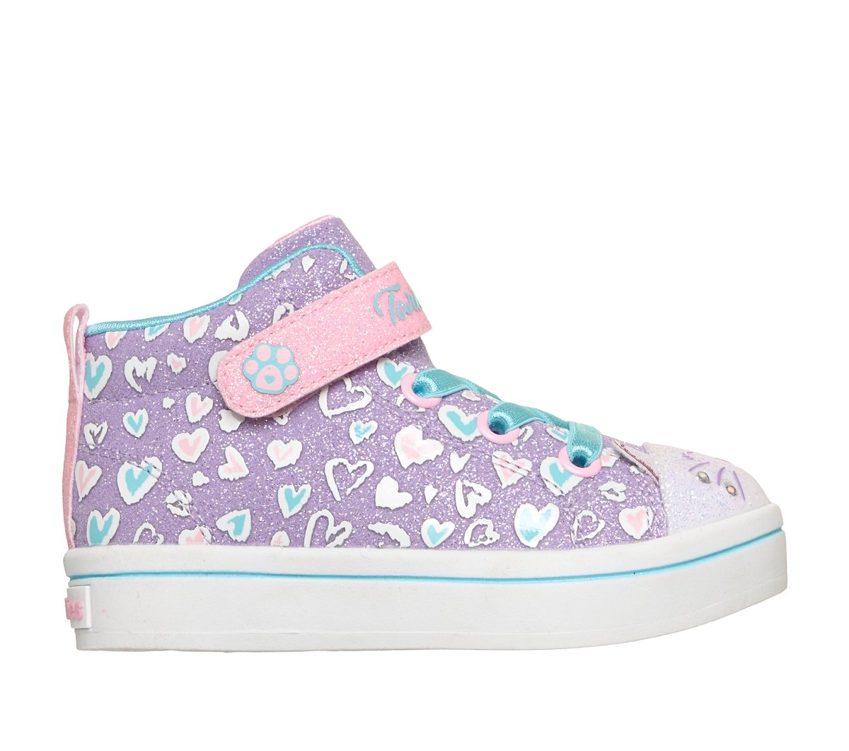 Skechers Twinkle Toes: Twi-Lites 2.0 - Kitty Cutie en Lavanda, talla 24