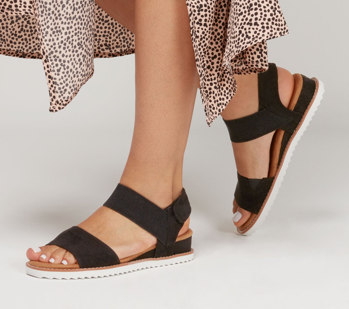 Sandal Skechers Kiss Smooch Flat Kiss Shoes Shop The Largest