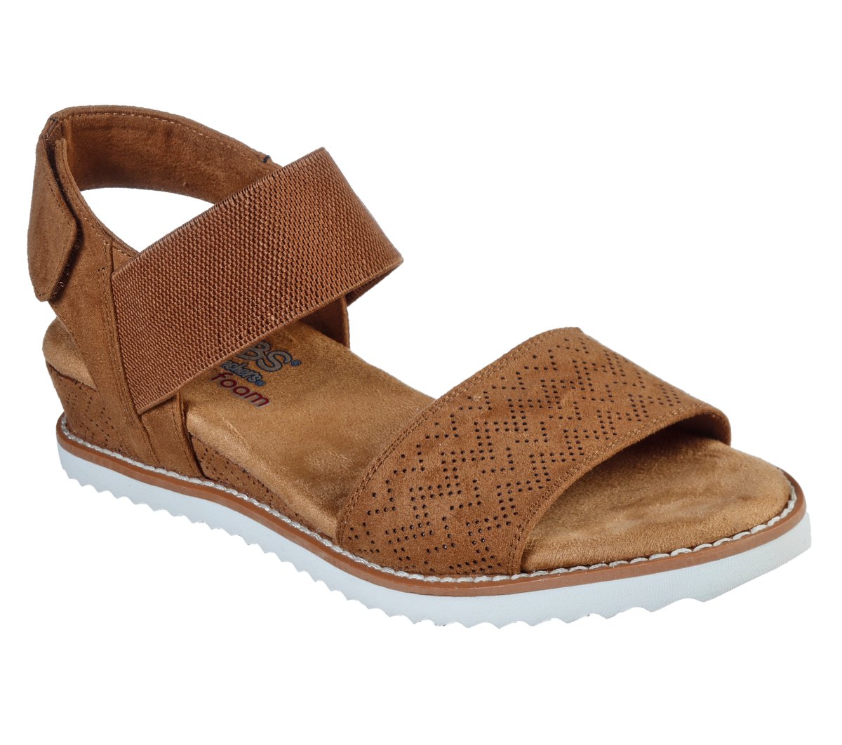 Skechers Damen Bobs Desert Kiss Shoes In Braun, GrößE 40 Wide-image