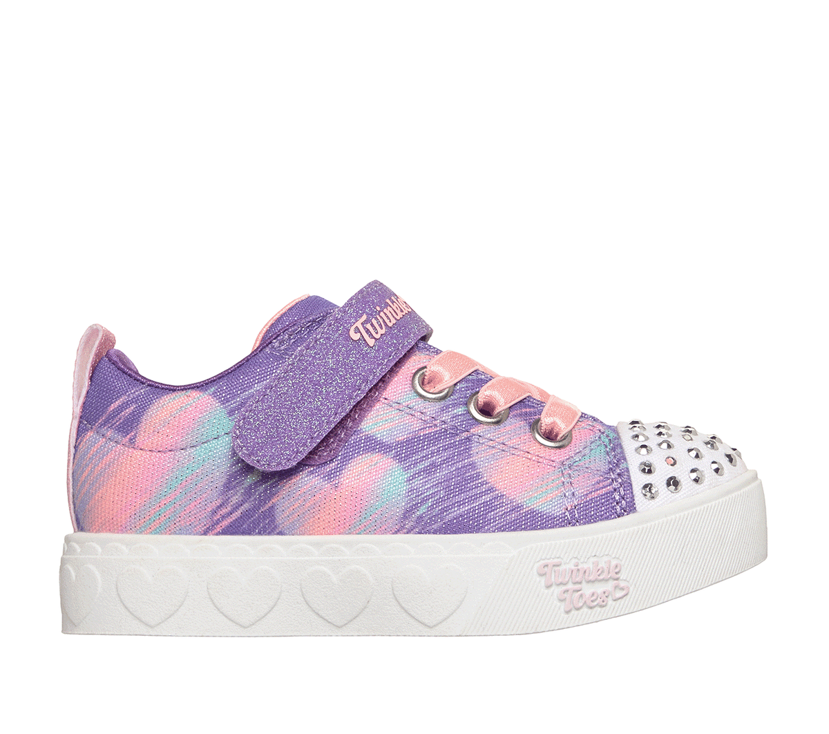 Twinkle Toes: Heart Steps - Heart Sketch — PURPLE / MULTI