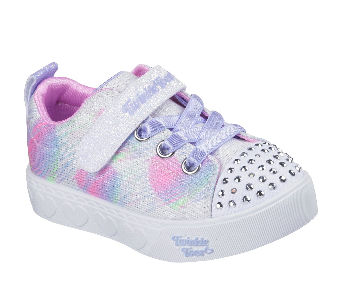 Twinkle Toes: Heart Steps - Heart Sketch — WHITE / MULTI