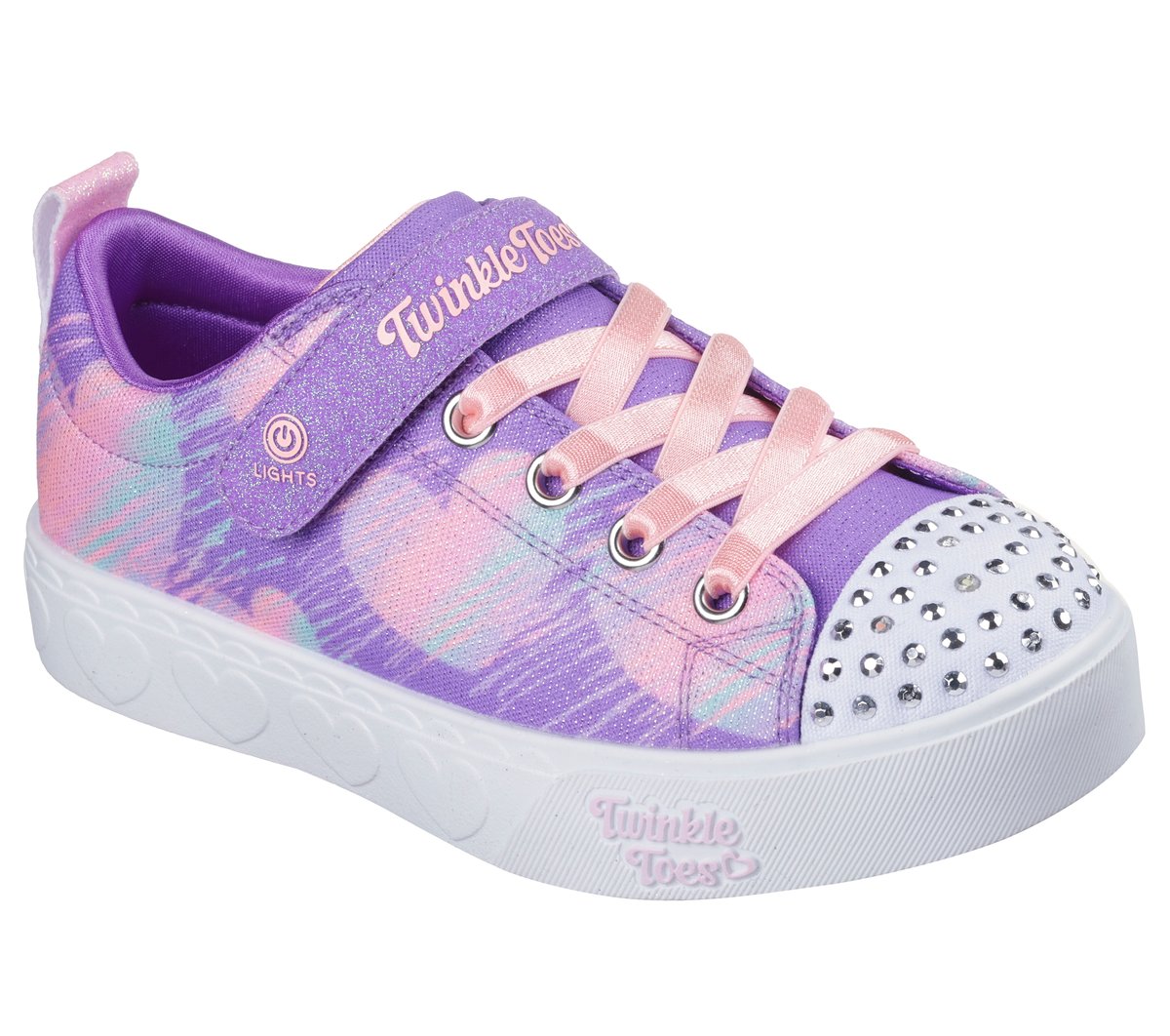 Twinkle Toes: Heart Steps - Heart Sketch — PURPLE / MULTI