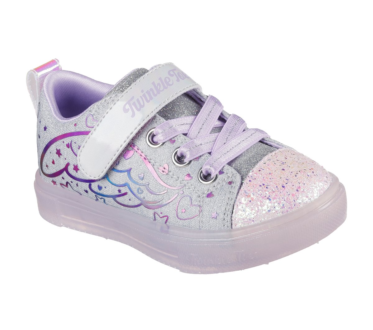 Twinkle Toes: Twinkle Sparks Ice - Heather Magic — GRAY / LAVENDER