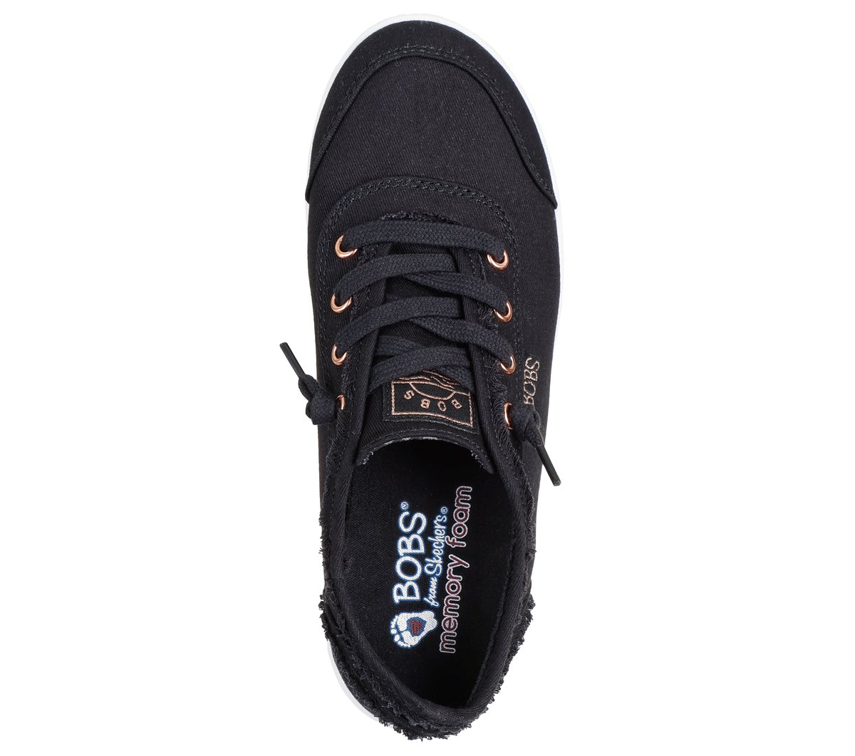 Skechers BOBS B Cute Chaussures Moyen Width en Noir, Vegan