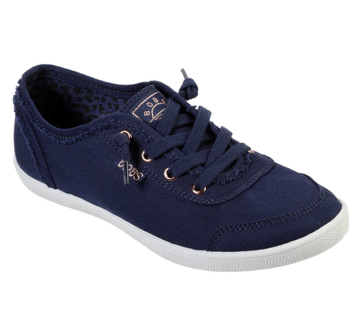 Skechers BOBS B Cute Chaussures Moyen Width en Bleu Marine, Vegan
