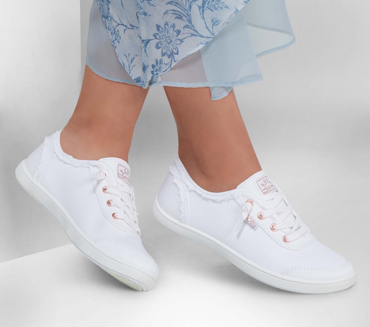Skechers BOBS B Cute Chaussures Moyen Width en Blanc, Vegan