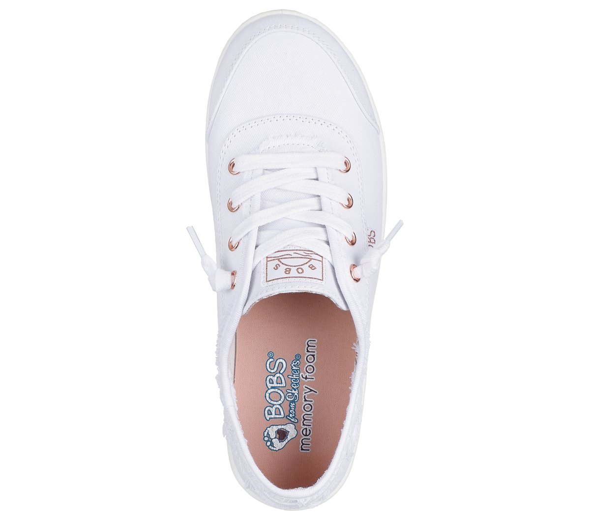 Skechers BOBS B Cute Chaussures Moyen Width en Blanc, Vegan