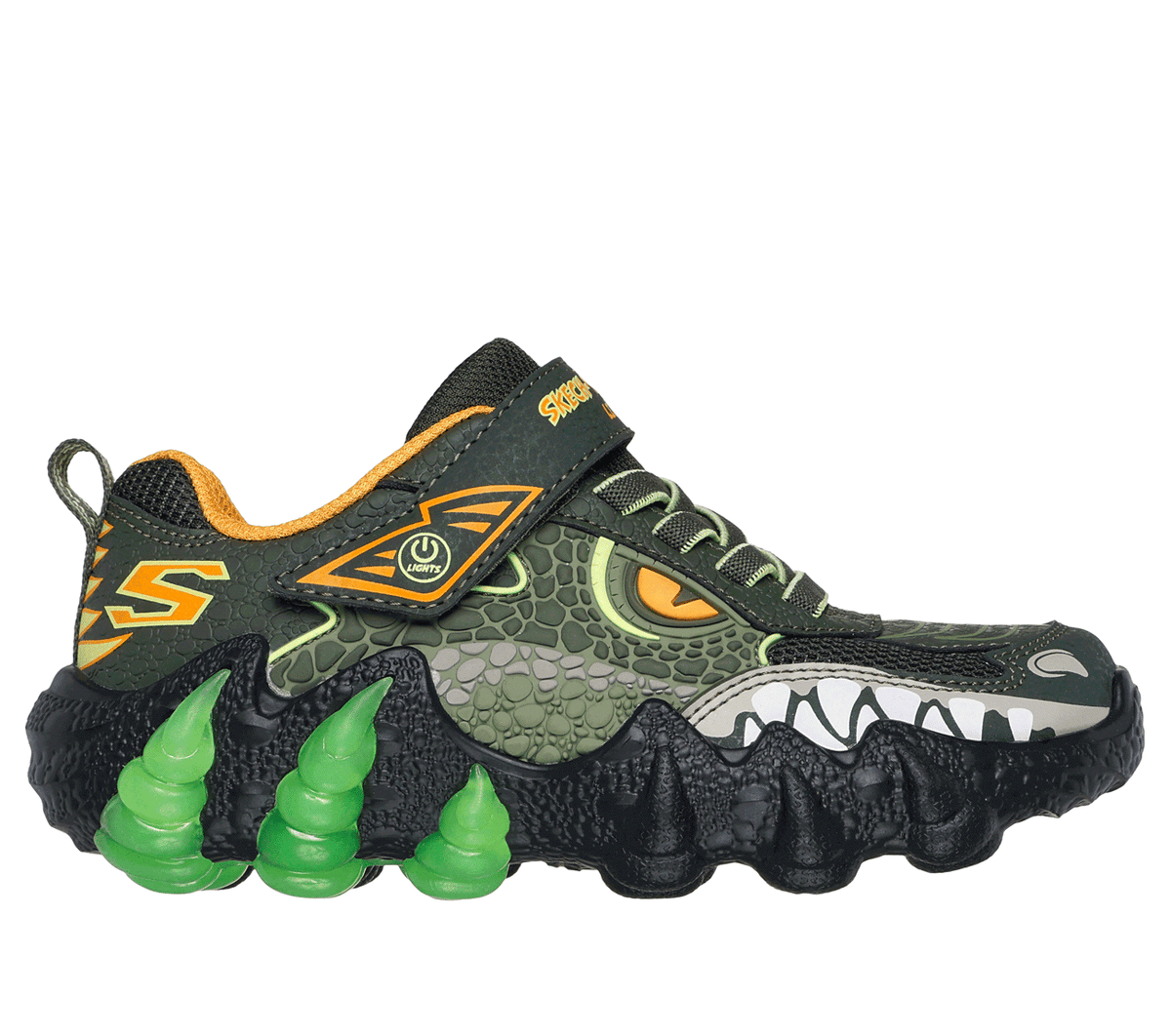 Skechers niño Skech-O-Saurus Light 2.0 en Oliva, talla 27