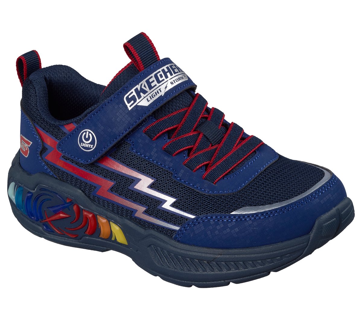 Skechers Garçon Storm 3 Baskets Synthetic Textile Trim - vue 10