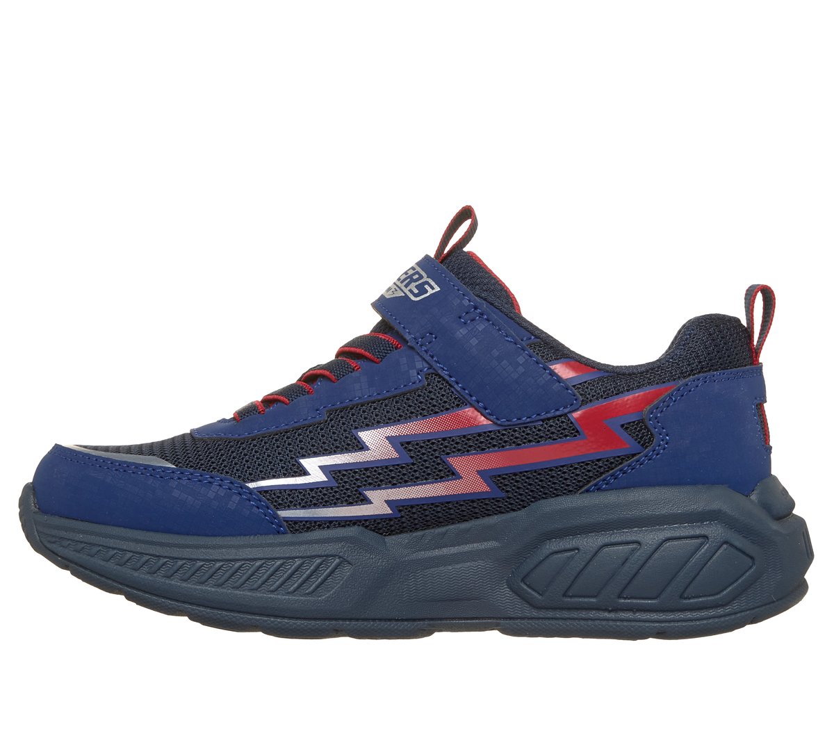 Skechers S-Lights: Light Storm 3.0 - Prism Tech Chaussures Moyen Width en Bleu Marine/Rouge