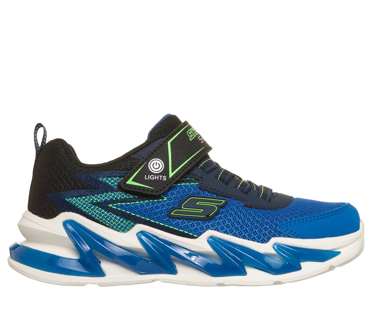 Skechers S-Lights: Light-Surge en Negro/Lima, talla 28