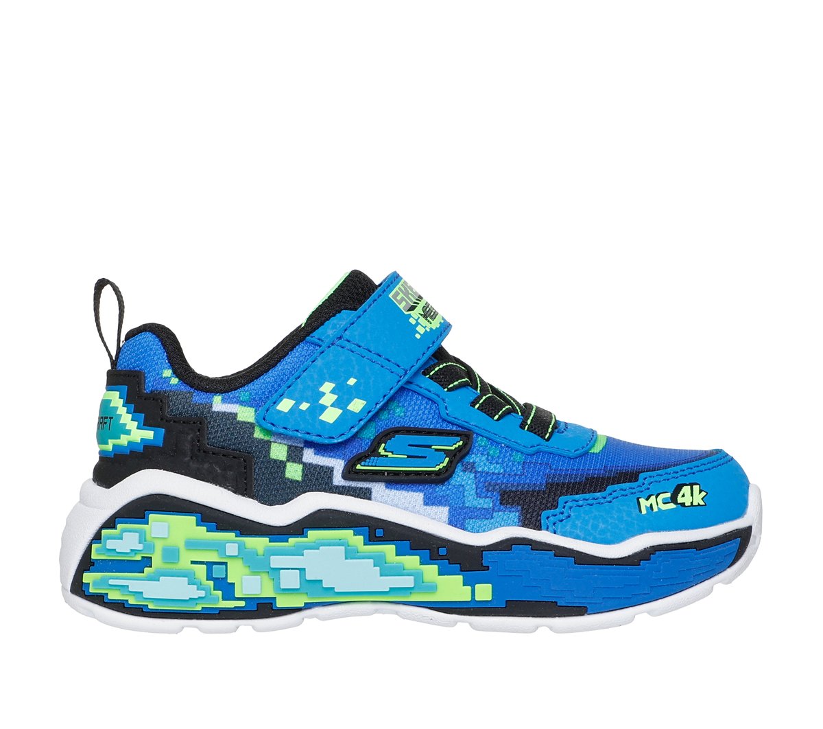 Skechers Mega Scene en Negro/Lima, talla 23