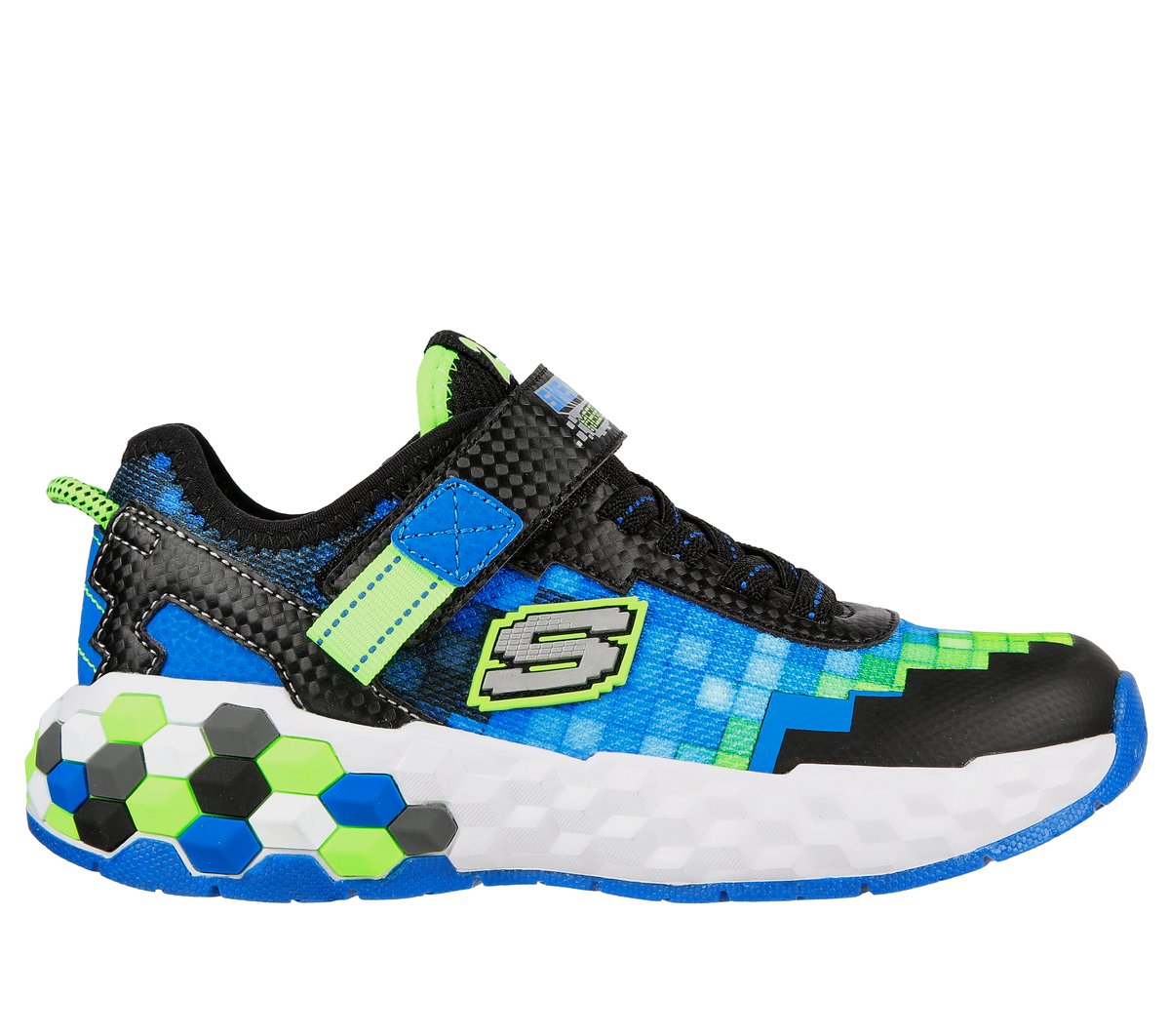 Skechers niño Mega-Craft 2.0 en Negro/Lima, talla 36