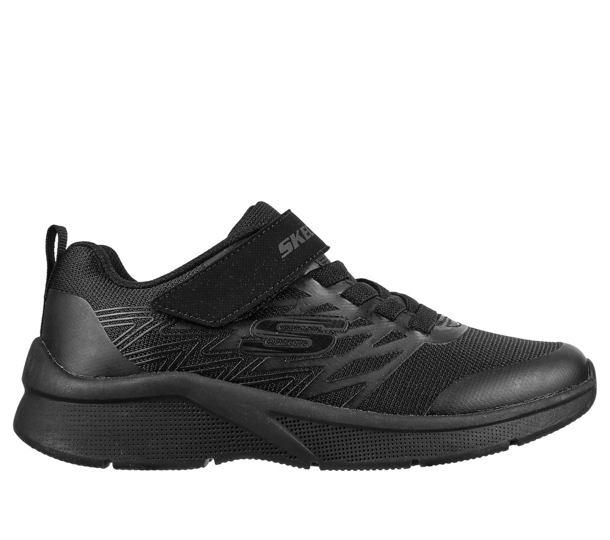 Skechers niño Microspec - Texlor en Negro, talla 36.5