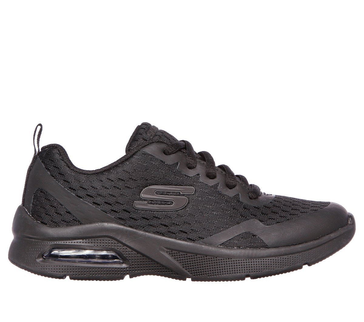 Skechers niÃ±o Microspec Max en Negro, talla 36.5