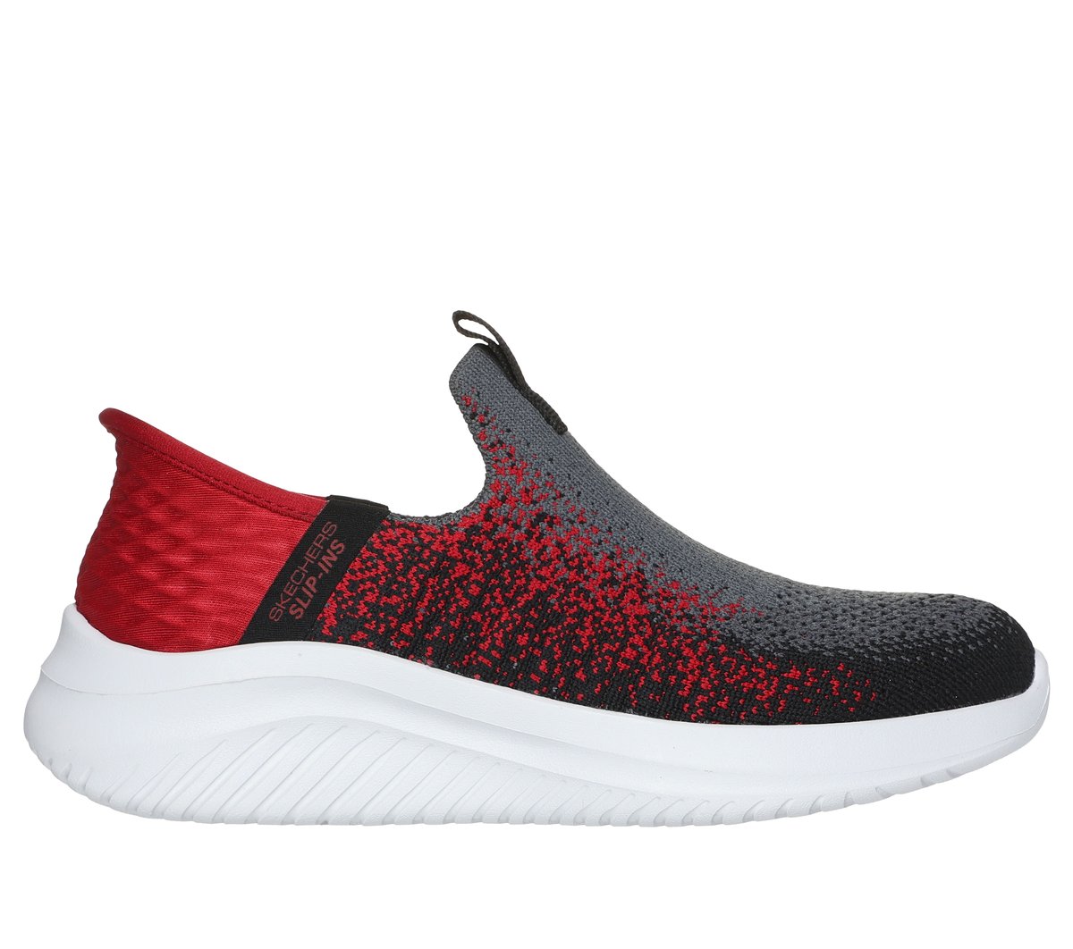 Skechers Slip-Ins: Ultra Flex 3.0 - Brisk-Spec Sneaker Cm Houtskool/Rood, Maat 31, Mag In De Wasmachine-image