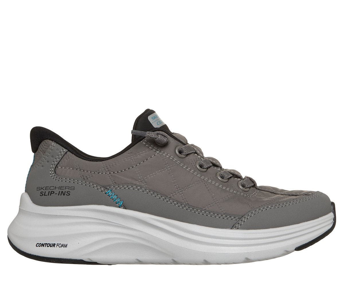 Skechers niño Slip-ins: Contour Foam - Cozy Fit en Marengo/Negro, talla 27