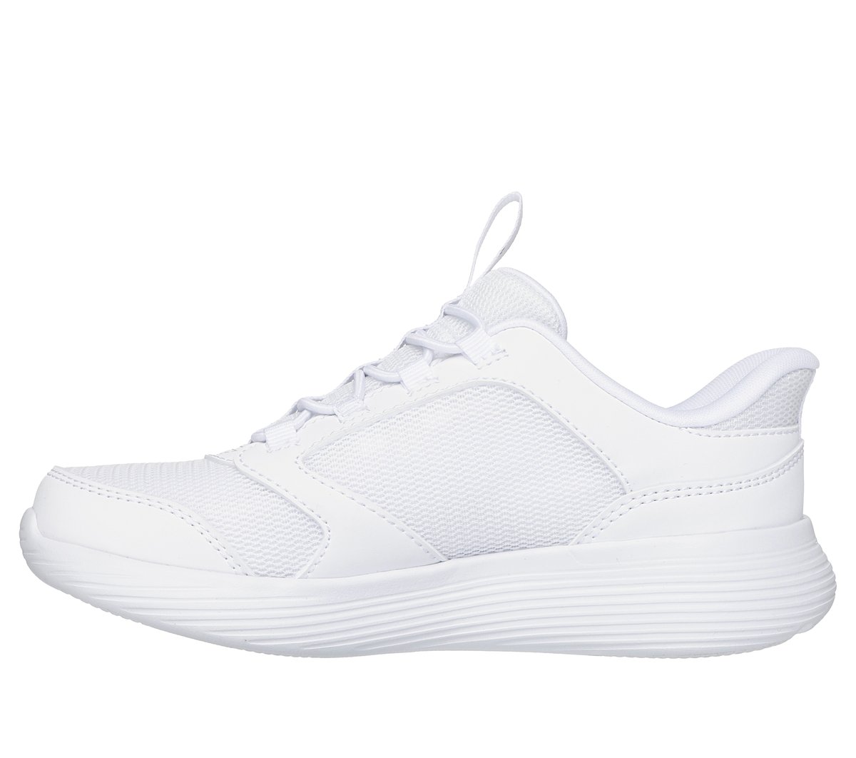 Skechers Slip-ins: GO RUN 400 V.2 - Turbo-Brisk Chaussures Moyen Width en Blanc, Lavable en machine