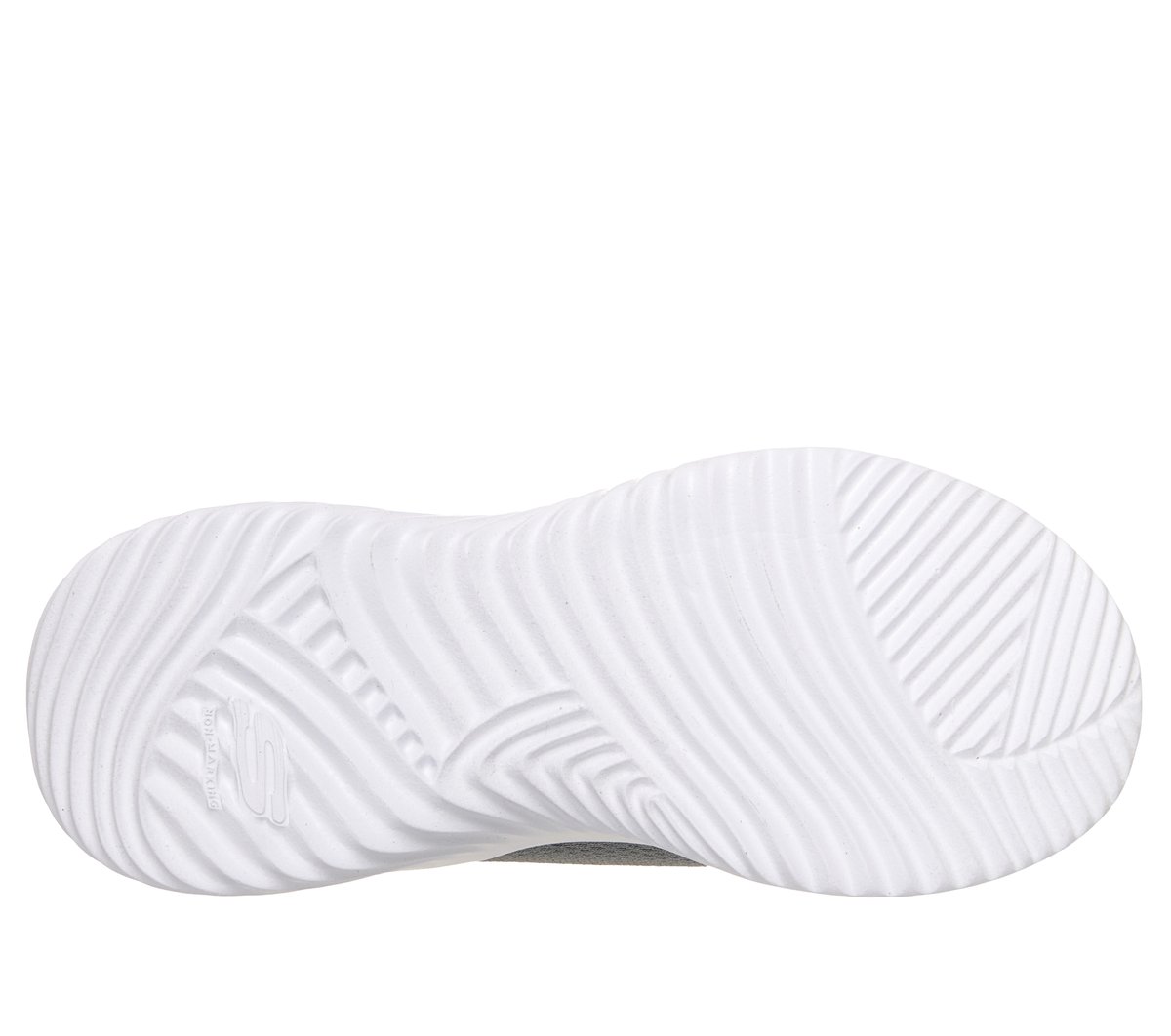 Skechers Bounder - Quantarun Chaussures Moyen Width en Gris, Lavable en machine