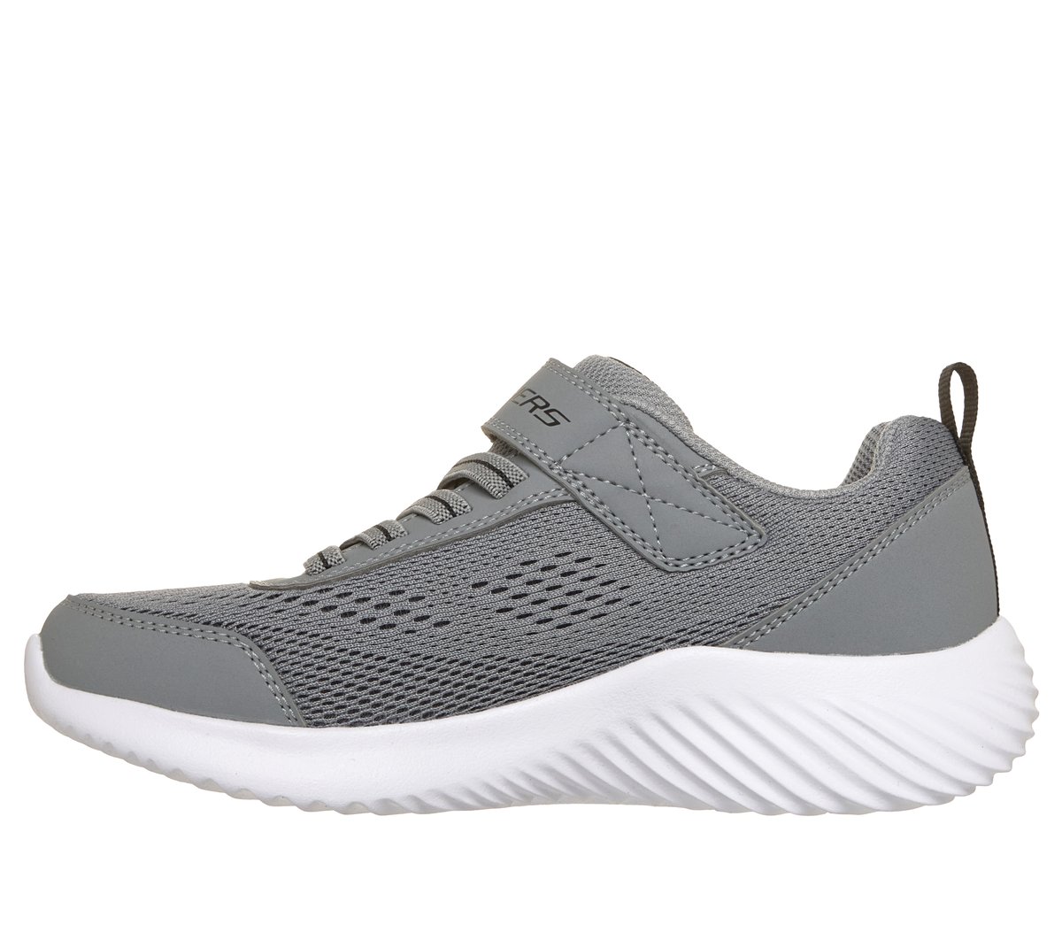 Skechers Bounder - Quantarun Chaussures Moyen Width en Gris, Lavable en machine