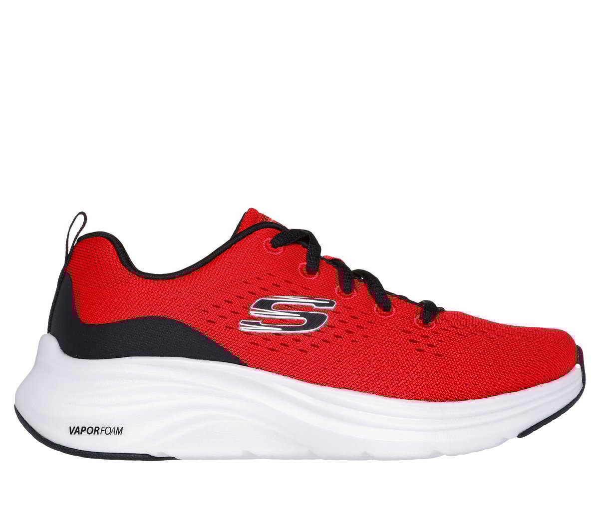 Skechers niño Vapor Foam en Rojo/Negro, talla 28.5
