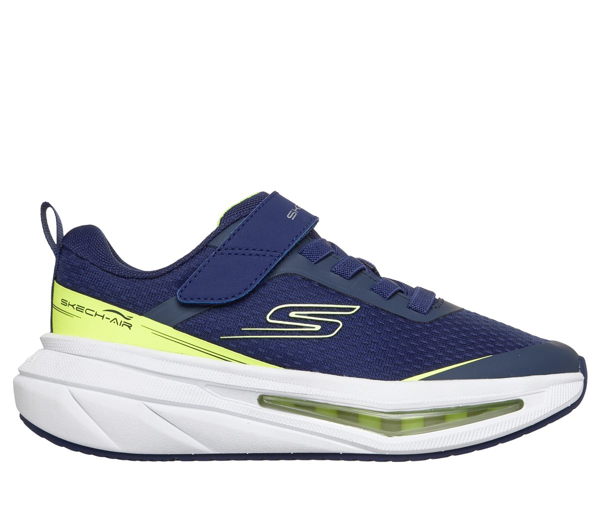 Skechers niño Skech-Air 5.0 en Navy/Amarillo, talla 33