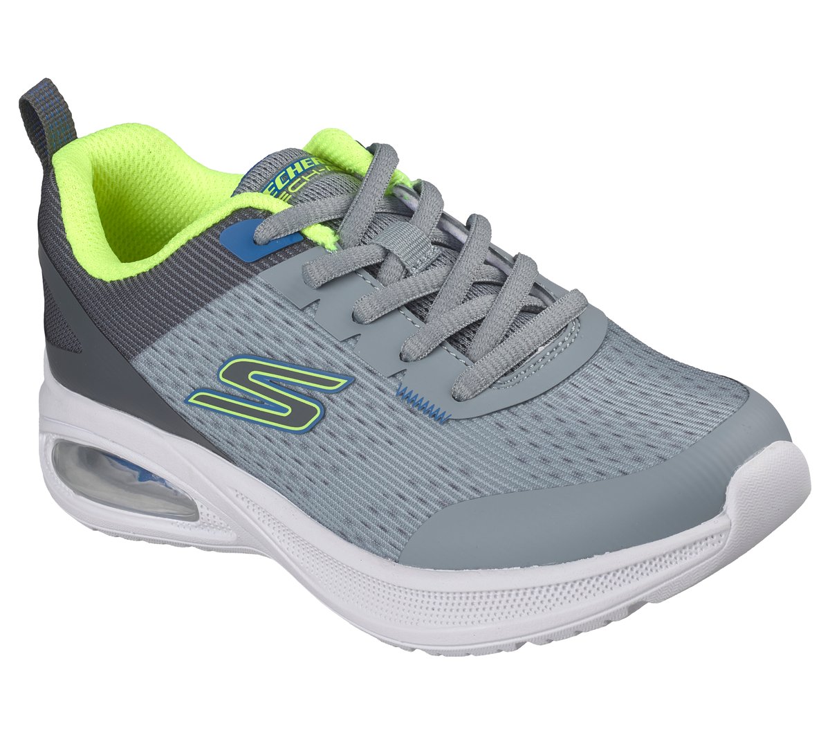 Skechers Dzieci Microspec Max Advance w Szary/Grafitowy, Rozmiar 35.5 Sneakersy (zdjęcie 4)