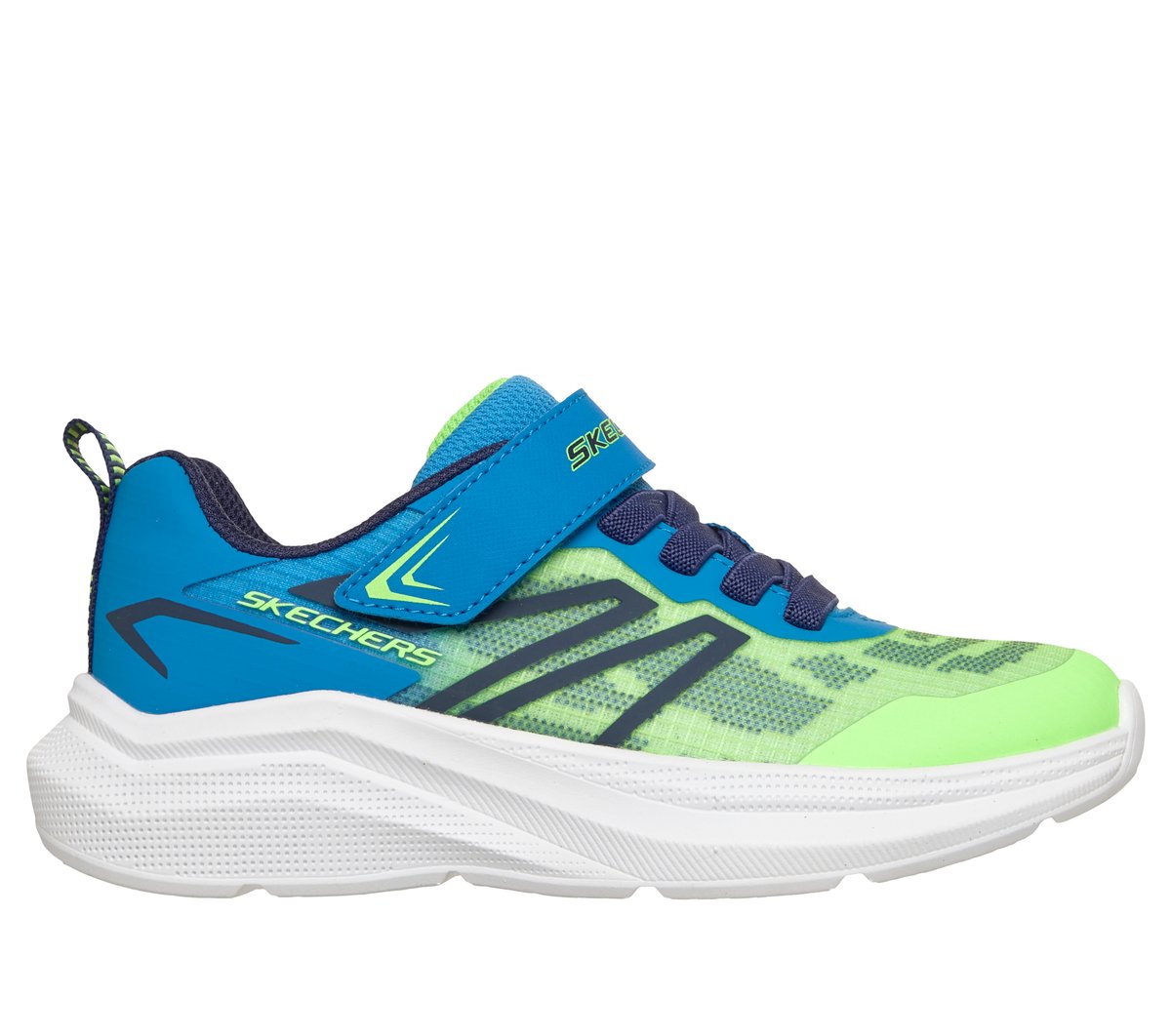 Skechers niño Microspec Velocity en Lima/Azul, talla 33.5