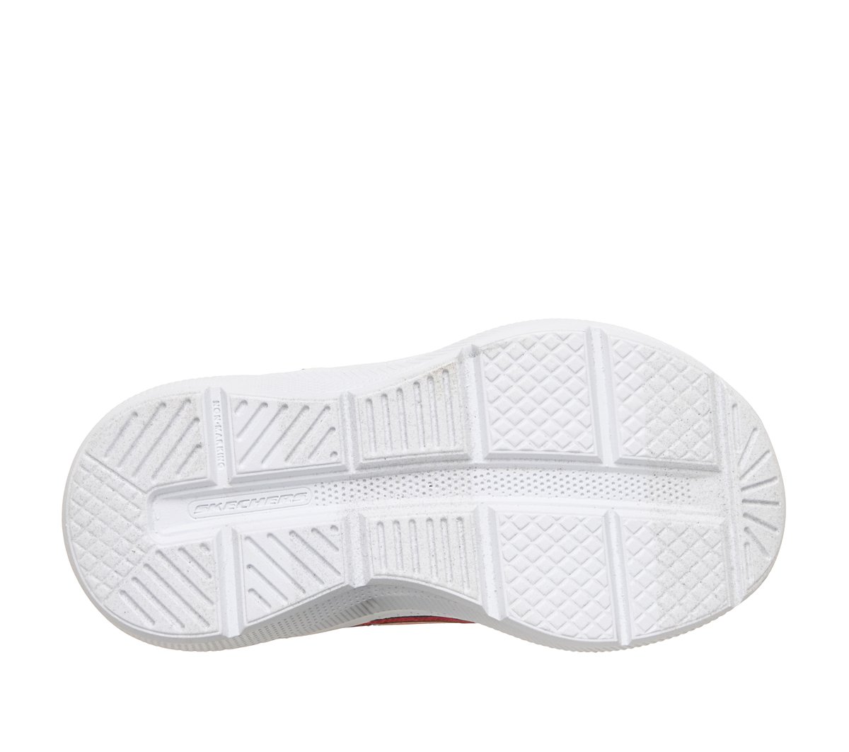 Skechers Microspec Velocity - Grid-Drift Chaussures Moyen Width en Noir/Rouge, Lavable en machine