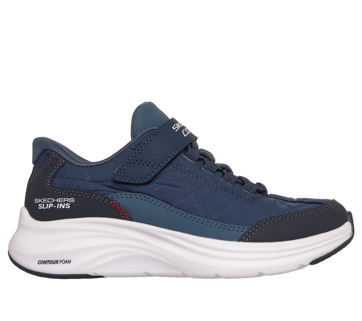 Skechers niño Slip-ins: Contour Foam - Cozy Fit en Navy, talla 37
