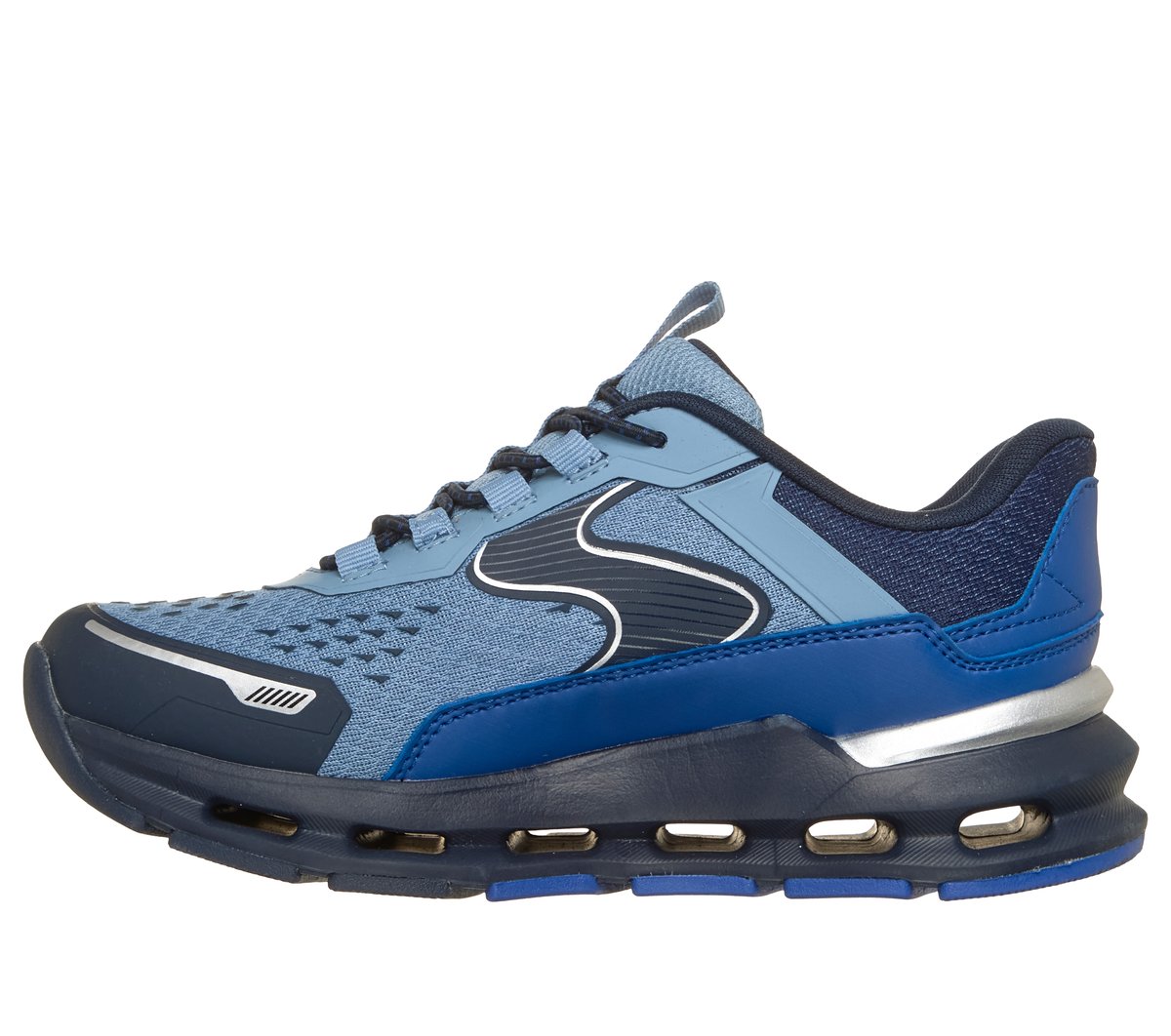 Skechers Slip-ins: Glide-Step Plus - Vista-Lane Chaussures Moyen Width en Bleu/Bleu Marine, Lavable en machine