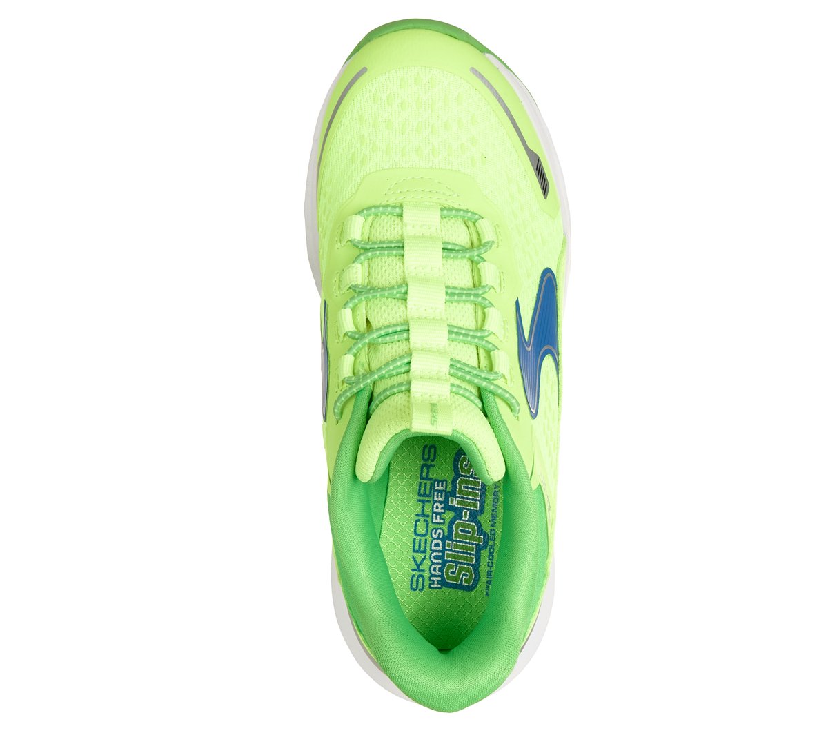 Skechers Slip-ins: Glide-Step Plus - Vista-Lane Chaussures Moyen Width en Vert-Lime, Lavable en machine