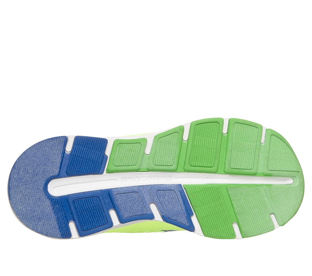 Skechers Slip-ins: Glide-Step Plus - Vista-Lane Chaussures Moyen Width en Vert-Lime, Lavable en machine
