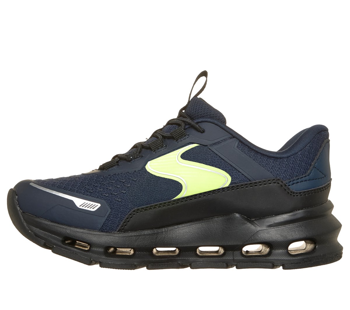 Skechers Slip-ins: Glide-Step Plus - Vista-Lane Chaussures Moyen Width en Bleu Marine/Noir, Lavable en machine