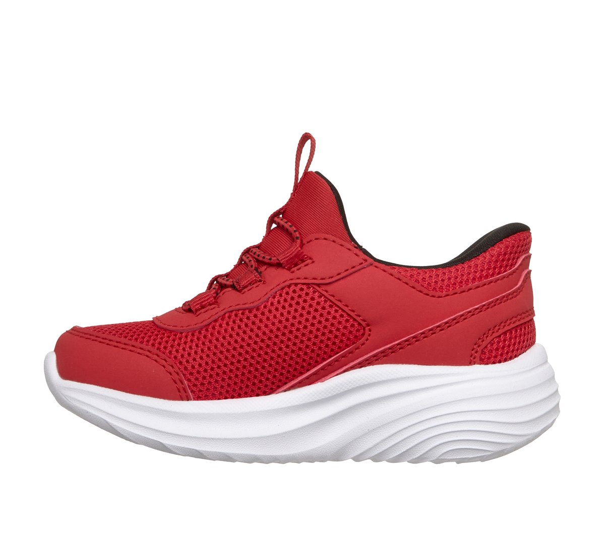 Skechers Slip-ins: Bounder Pro Chaussures Moyen Width en Rouge, Lavable en machine