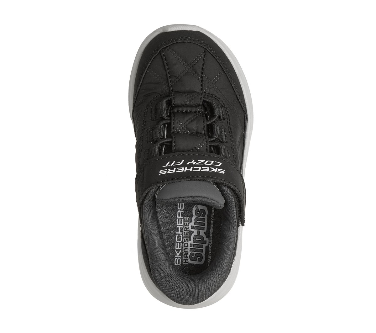 Skechers Slip-ins: Comfy Sprints - Cozy Fit Chaussures Moyen Width en Noir/Blanc, Lavable en machine