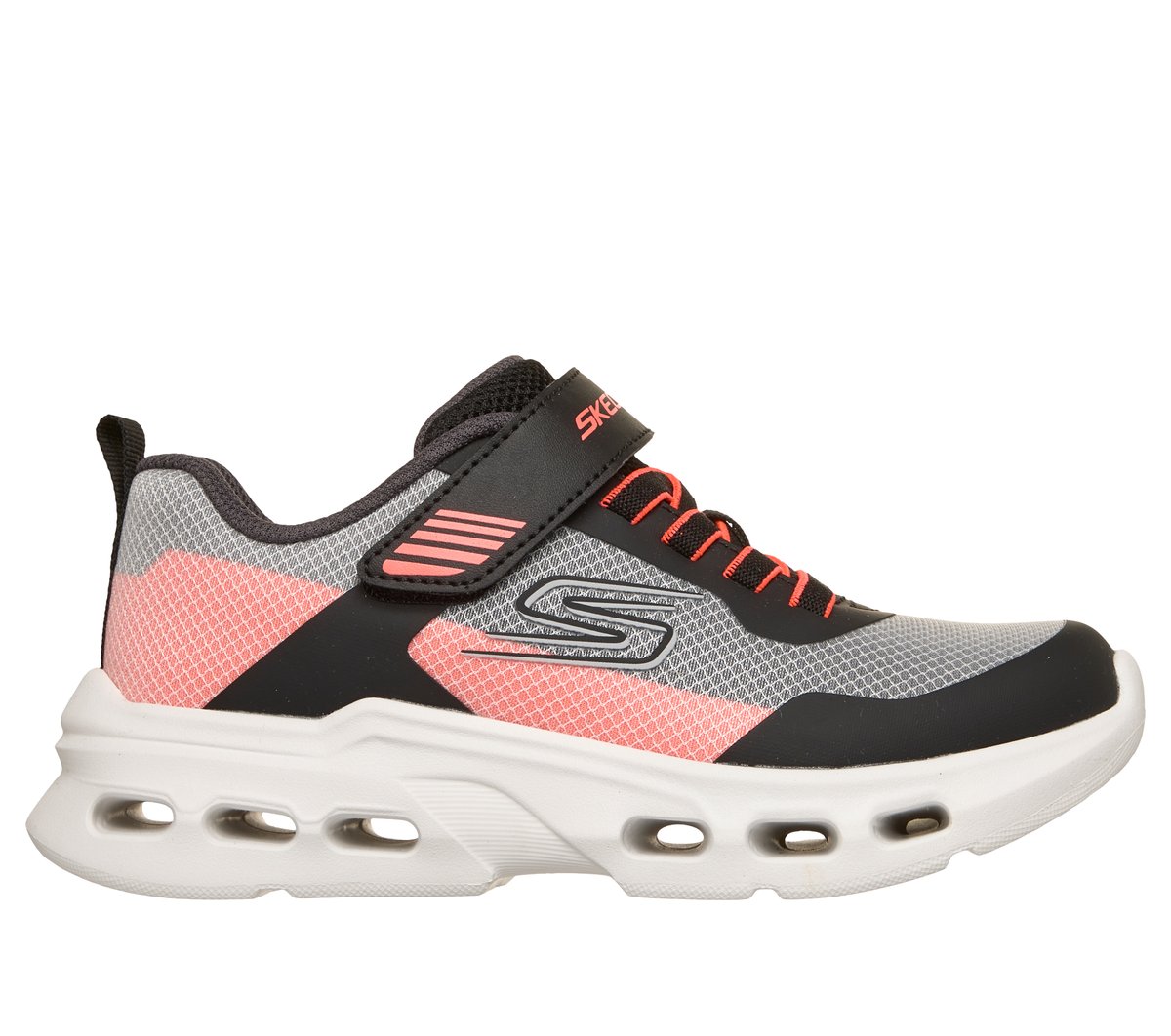 Skechers niño Glide-Step Drift - Zorzox en Negro/Naranja, talla 28.5