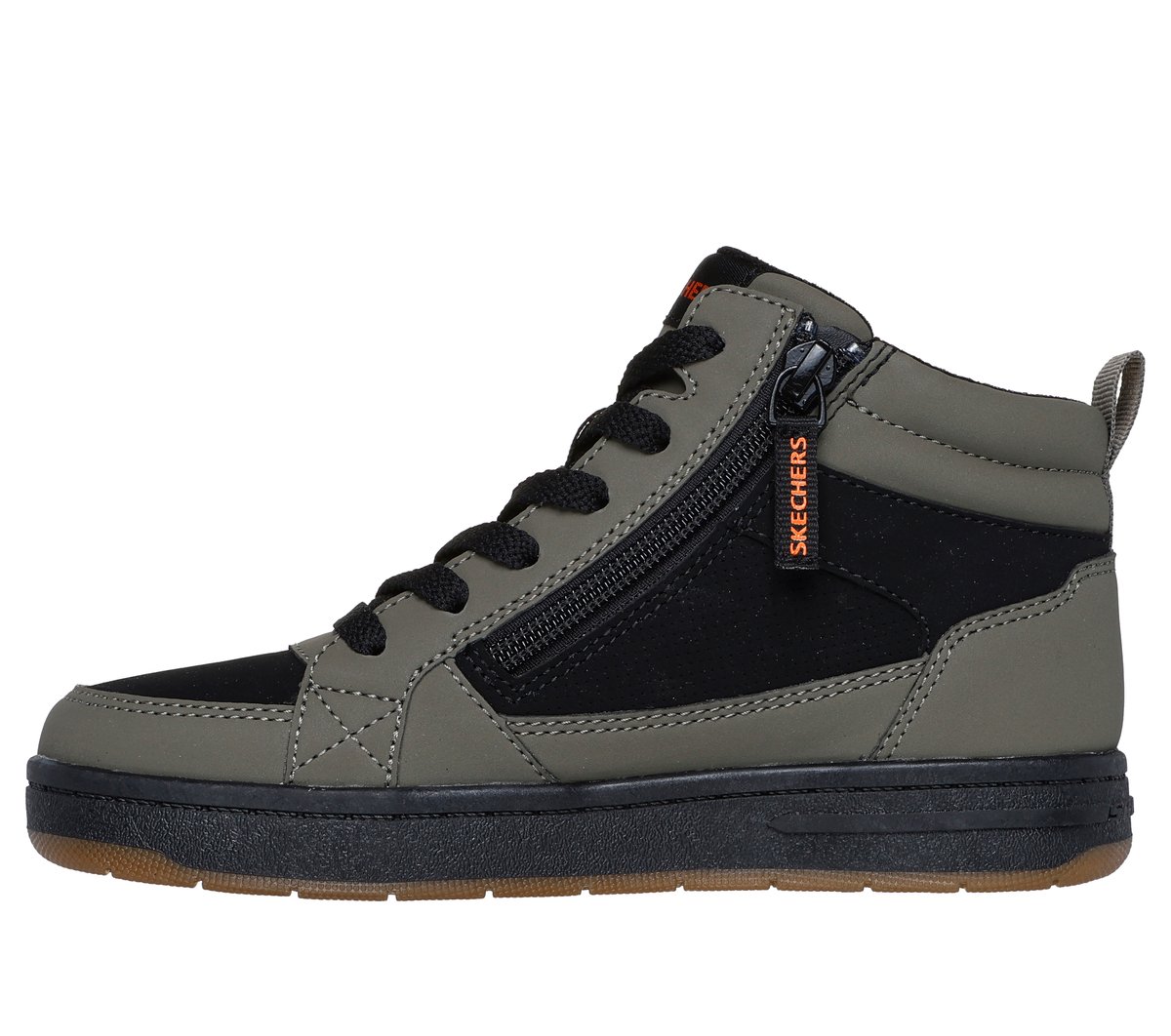 Smooth Street - Cozy Zip — OLIVE / BLACK