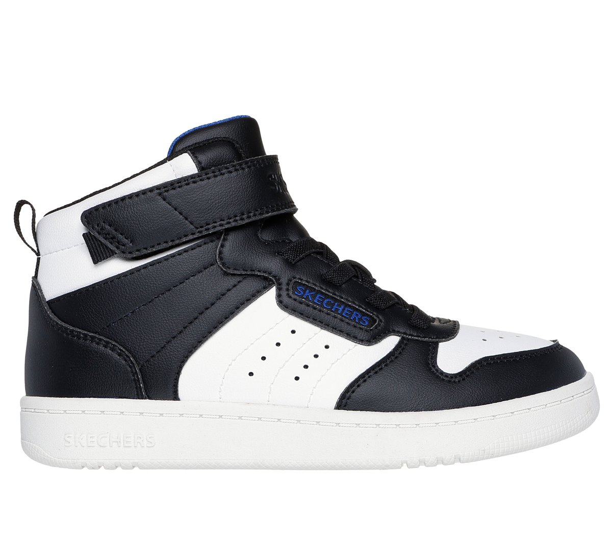 Skechers niño Quick Street - Rapid Avenue en Negro/Blanca, talla 34