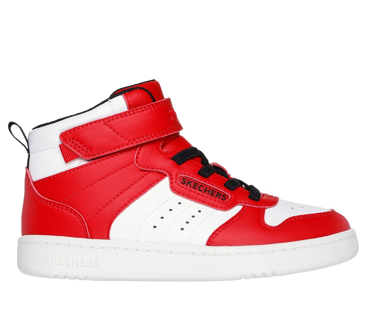 Skechers niño Quick Street - Rapid Avenue en Rojo/Blanco, talla 30